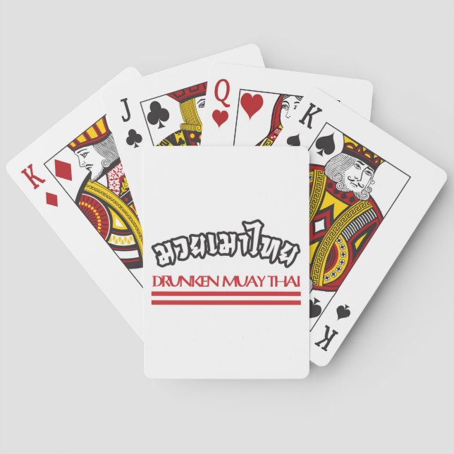 Jeu De Cartes Drunken Muay Thai (dos)