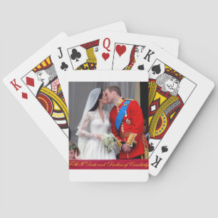 Jeu De Cartes Duc et duchesse de Cambridge Mariage royal