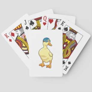 Jeu De Cartes Duck at Swimming with Swimming goggles