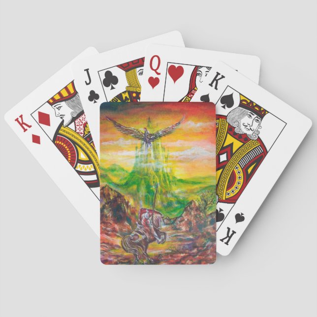 JEU DE CARTES DUEL MAGIQUE ENTRE BRADAMANT ET NEGROMANCER (dos)