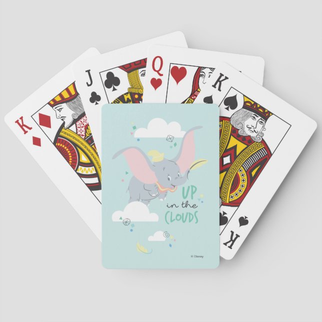 Jeu De Cartes Dumbo | Haut dans les nuages (dos)