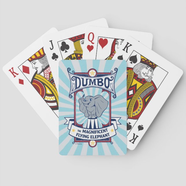 Jeu De Cartes Dumbo | Le Magnifique Flying Elephant Circus Art (dos)