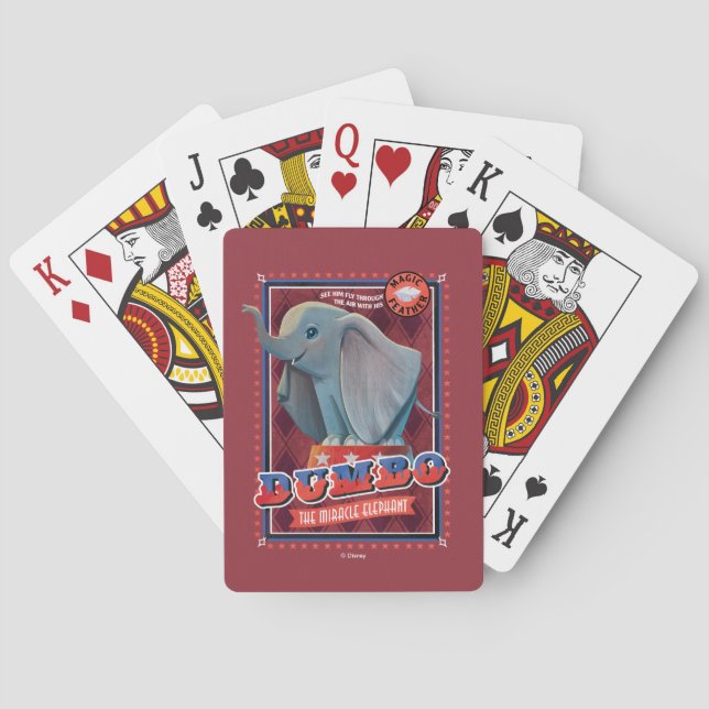 Jeu De Cartes Dumbo | "L'éléphant miracle" Circus Art (dos)