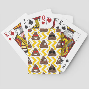 Jeu De Cartes Dunette jaune Emojis de zigzag