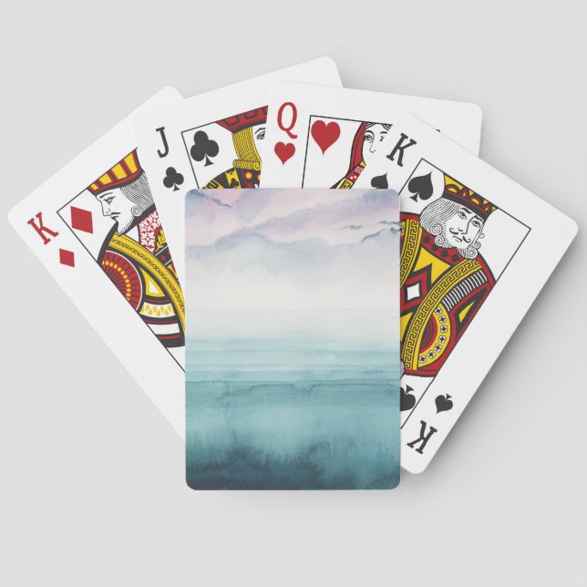 Jeu De Cartes Dusk on the Bay - Aquarelle (dos)