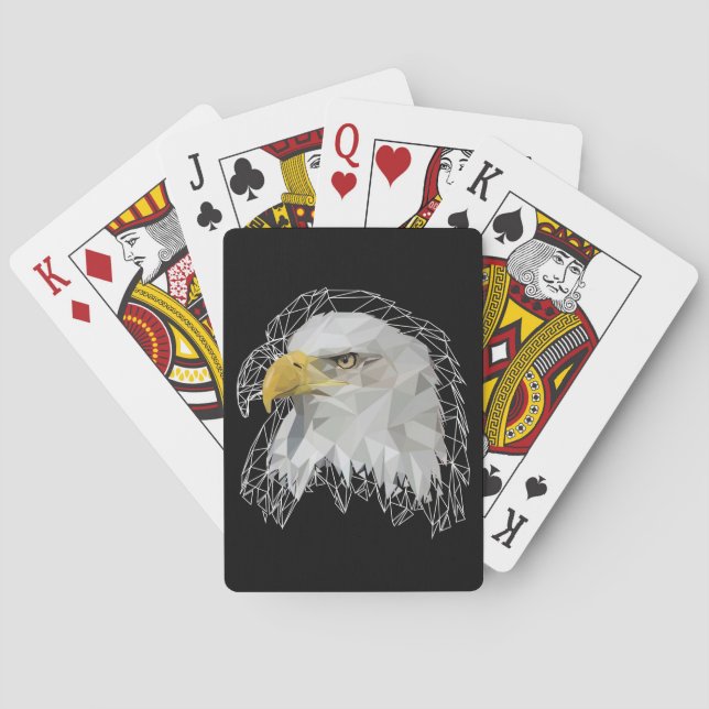 Jeu De Cartes Eagle Lowpoly (dos)
