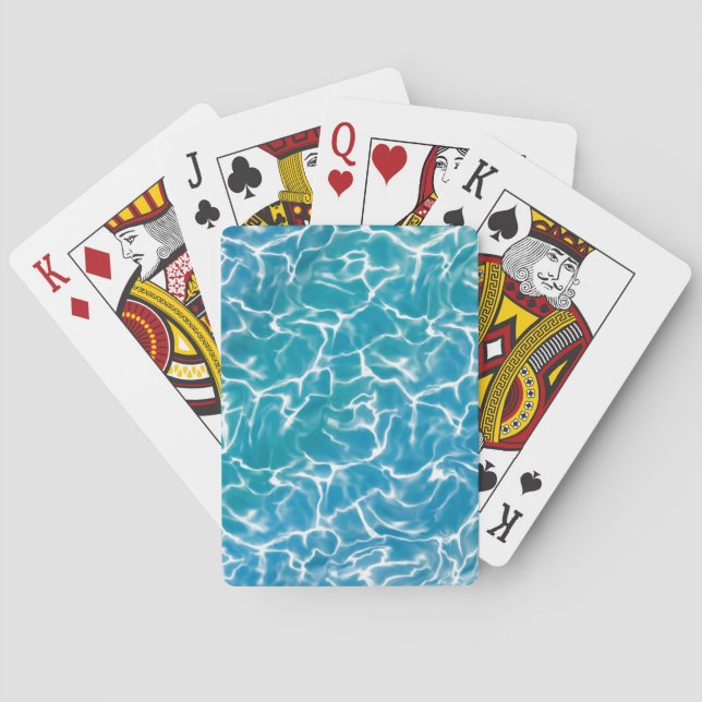 Jeu De Cartes Eau bleue* (dos)
