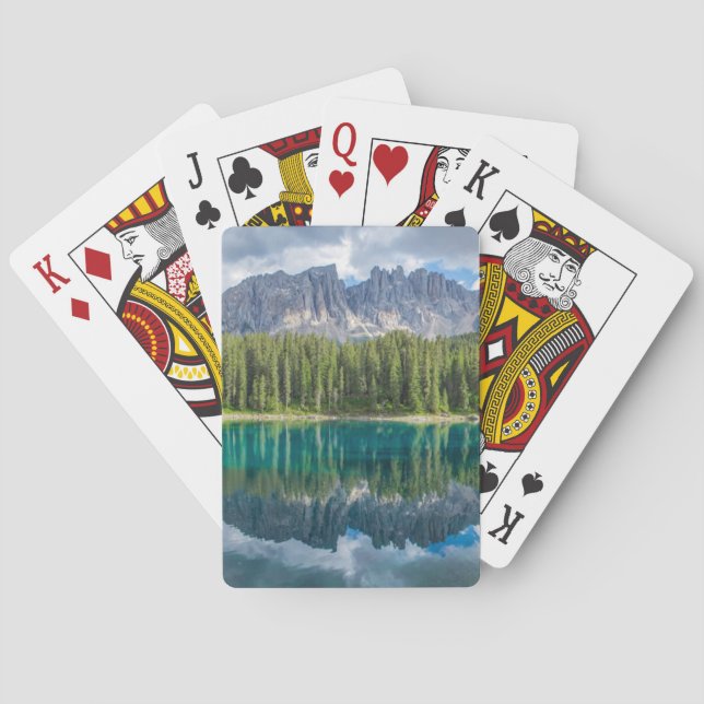Jeu De Cartes Eau | Chaîne de montagnes Latemar (dos)