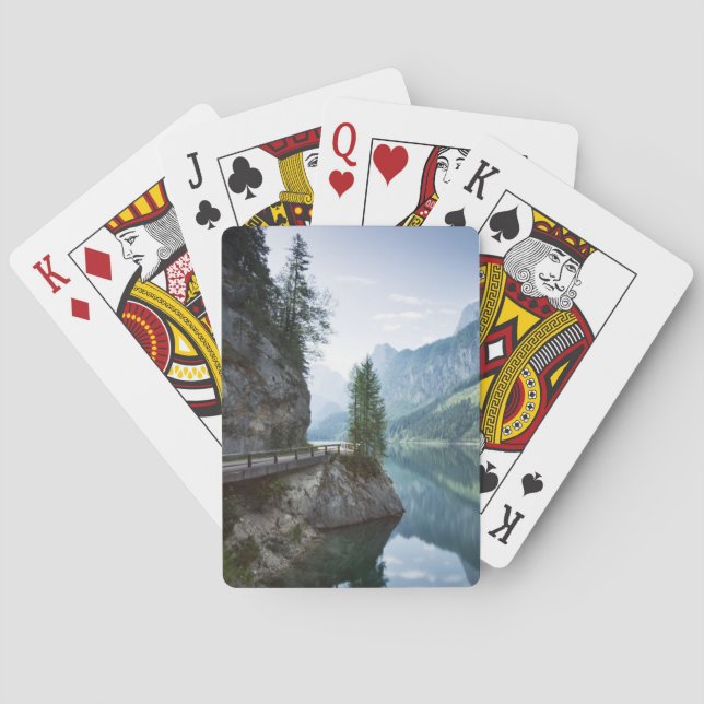 Jeu De Cartes Eau | Lac Gosau Salzkammergut Autriche (dos)