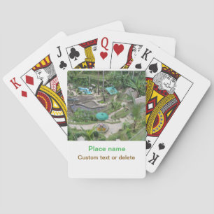 Jeu De Cartes eau océan plage photo ajouter nom texte place été