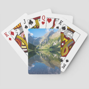 Jeu De Cartes Eau Seealpsee Lac Alpes suisses Suisse