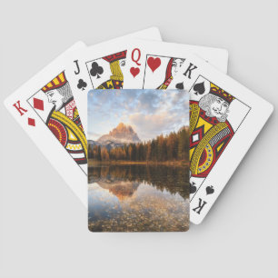 Jeu De Cartes Eau Tre Cime Di Lavaredo Italie