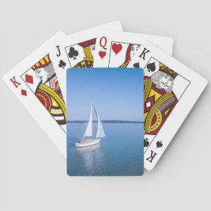 Jeu De Cartes Eau Yacht au lac Balaton en Hongrie