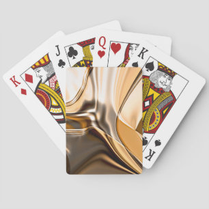 Jeu De Cartes Éclairage crémeux tordu orange à brun