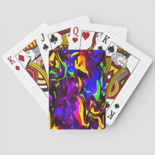 Jeu De Cartes Éclat de feu de la rave de l'auvent