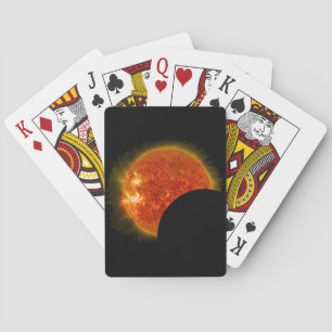 Jeu De Cartes Éclipse solaire en cours