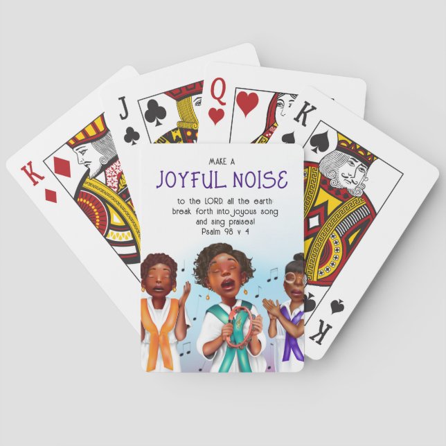 Jeu De Cartes Écriture de chanteurs afro-américains (dos)