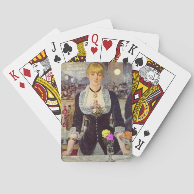 Jeu De Cartes Edouard Manet "Bar aux Folies Bergere Bicycle P (dos)