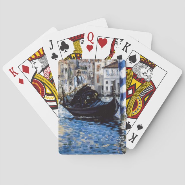 Jeu De Cartes Edouard Manet - Grand Canal, Venise (dos)