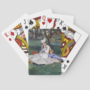 Jeu De Cartes Edouard Manet - La famille Monet dans son jardin