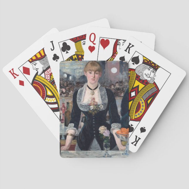 Jeu De Cartes Edouard Manet - Un bar aux Folies-Bergere (dos)