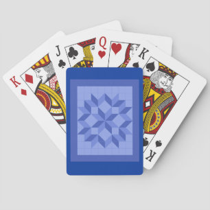 Jeu De Cartes Effet de surface composée bleue