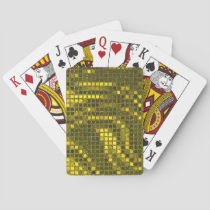 Jeu De Cartes Effet Séquin d'or