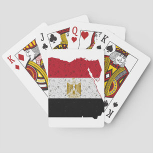 Jeu De Cartes Egypte Drapeau Carte Crackle