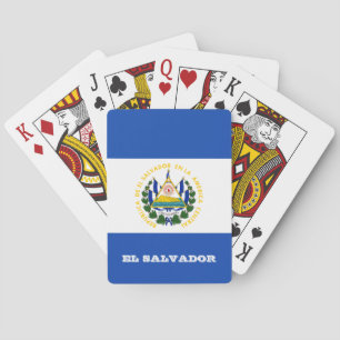 Jeu De Cartes El Salvador Jeu Drapeau, El Salvador Jouer des car