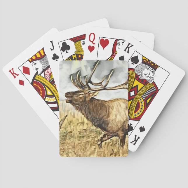 Jeu De Cartes Élans (dos)