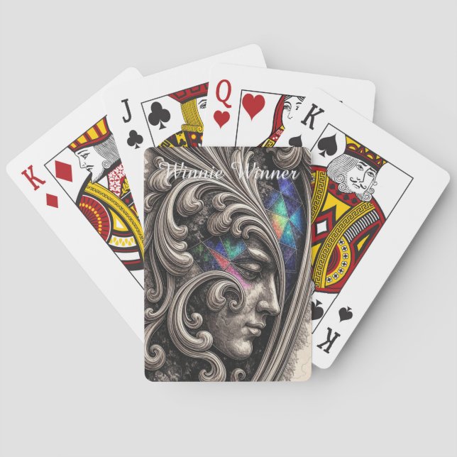 Jeu De Cartes Elegant Art Nouveau Face "Winnie Winner" (dos)