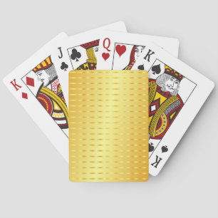 Jeu De Cartes Elégant Faux Gold Metallic Look Modèle moderne