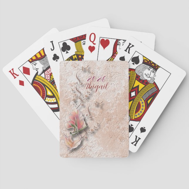 Jeu De Cartes Elegant Nature Embossed  classic cards (dos)
