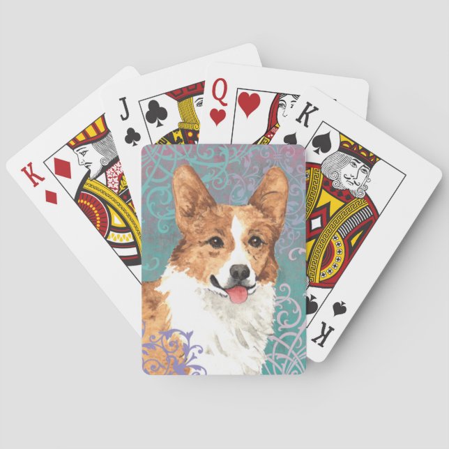 Jeu De Cartes Elégant Pembroke Welsh Corgi (dos)