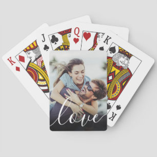 Jeu De Cartes Élégant scénario d'amour Couple Photo