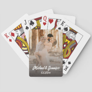 Jeu De Cartes élégant script mariage photo
