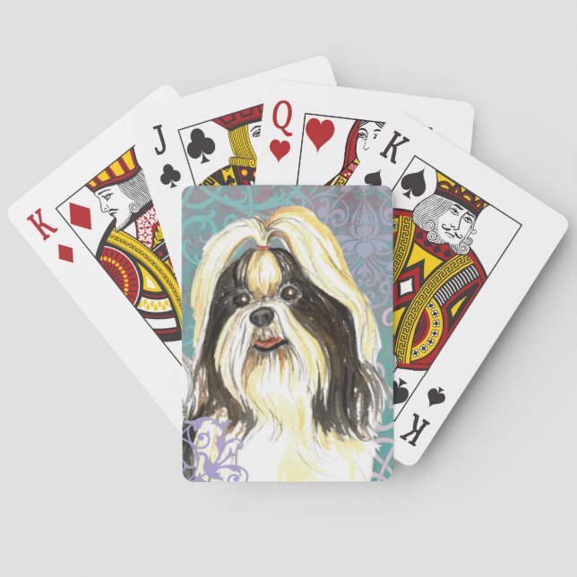 Jeu De Cartes Elégant Shih Tzu Jouer Des Cartes (dos)