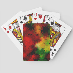 Jeu De Cartes Elégante, carte personnelle, multicolore, abstrait
