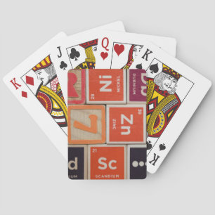 Jeu De Cartes Éléments périodiques Science du zinc