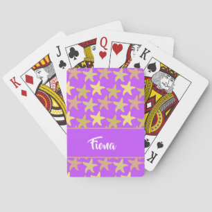 Jeu De Cartes Élepée colorée sur violet