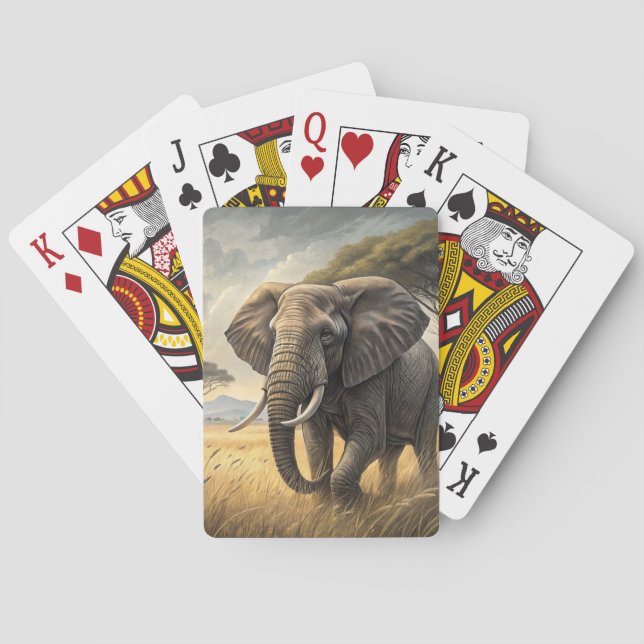 Jeu De Cartes Eléphant (dos)