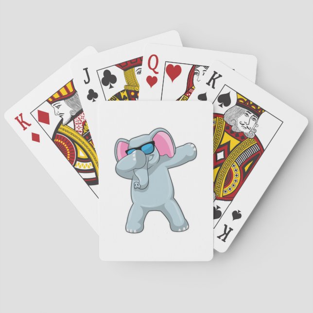 Jeu De Cartes Elephant à Hip hop Dance Dab (dos)
