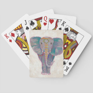 Jeu De Cartes Éléphant asiatique de zen