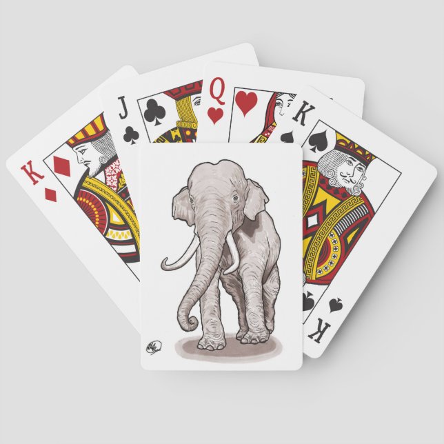 Jeu De Cartes Éléphant de liberté (dos)