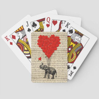 Jeu De Cartes Éléphant et ballons cardiaques