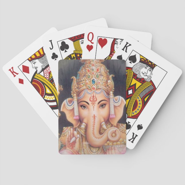 Jeu De Cartes Éléphant indou Ganesha (dos)