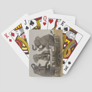 Jeu De Cartes Éléphants prenant le thé