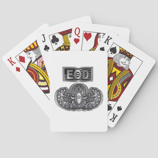 Jeu De Cartes Élimination des engins explosifs EOD  (dos)