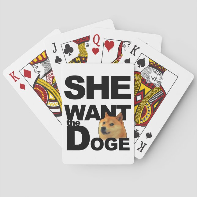 Jeu De Cartes Elle veut le Doge (dos)