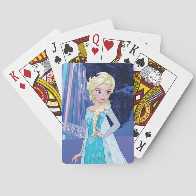 Jeu De Cartes Elsa | Cartes de jeu éternelles hiver (dos)